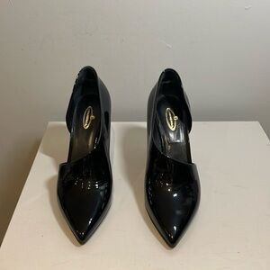Cuoieria Italian Black Leather Shoes - Size 37